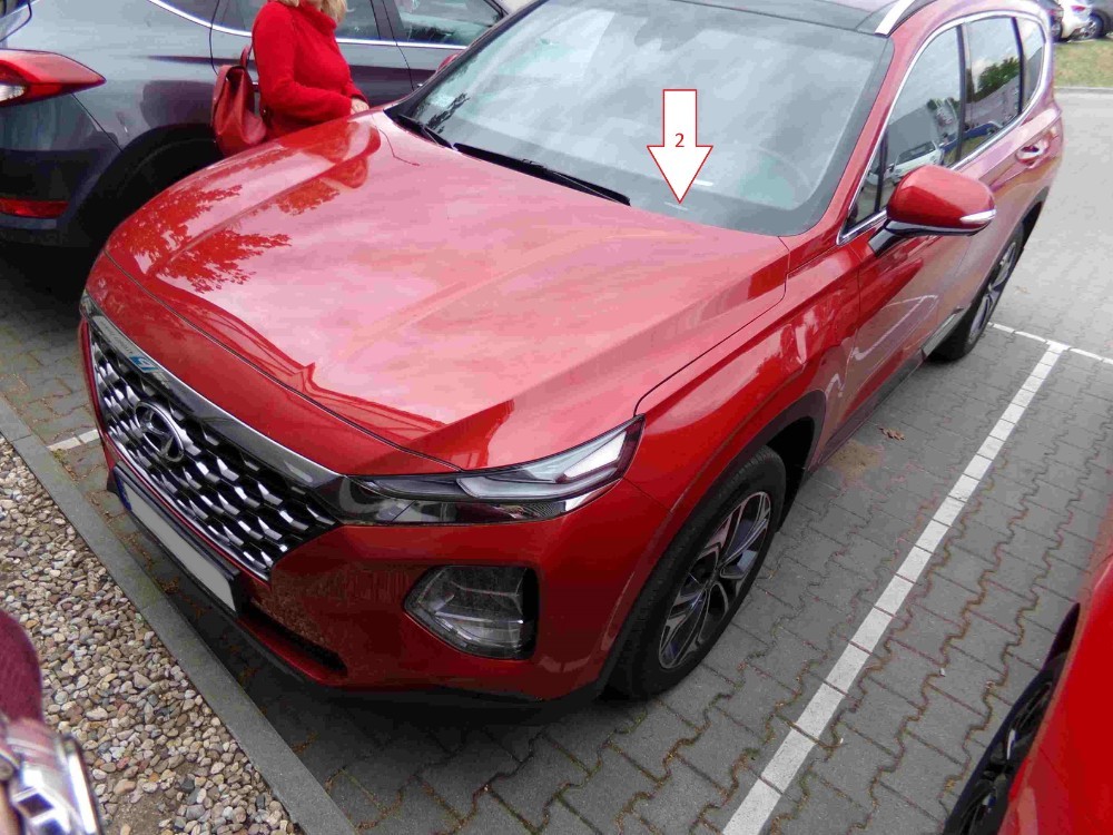Hyundai Santa Fe (2019) Surasti VIN VIN dekodavimas
